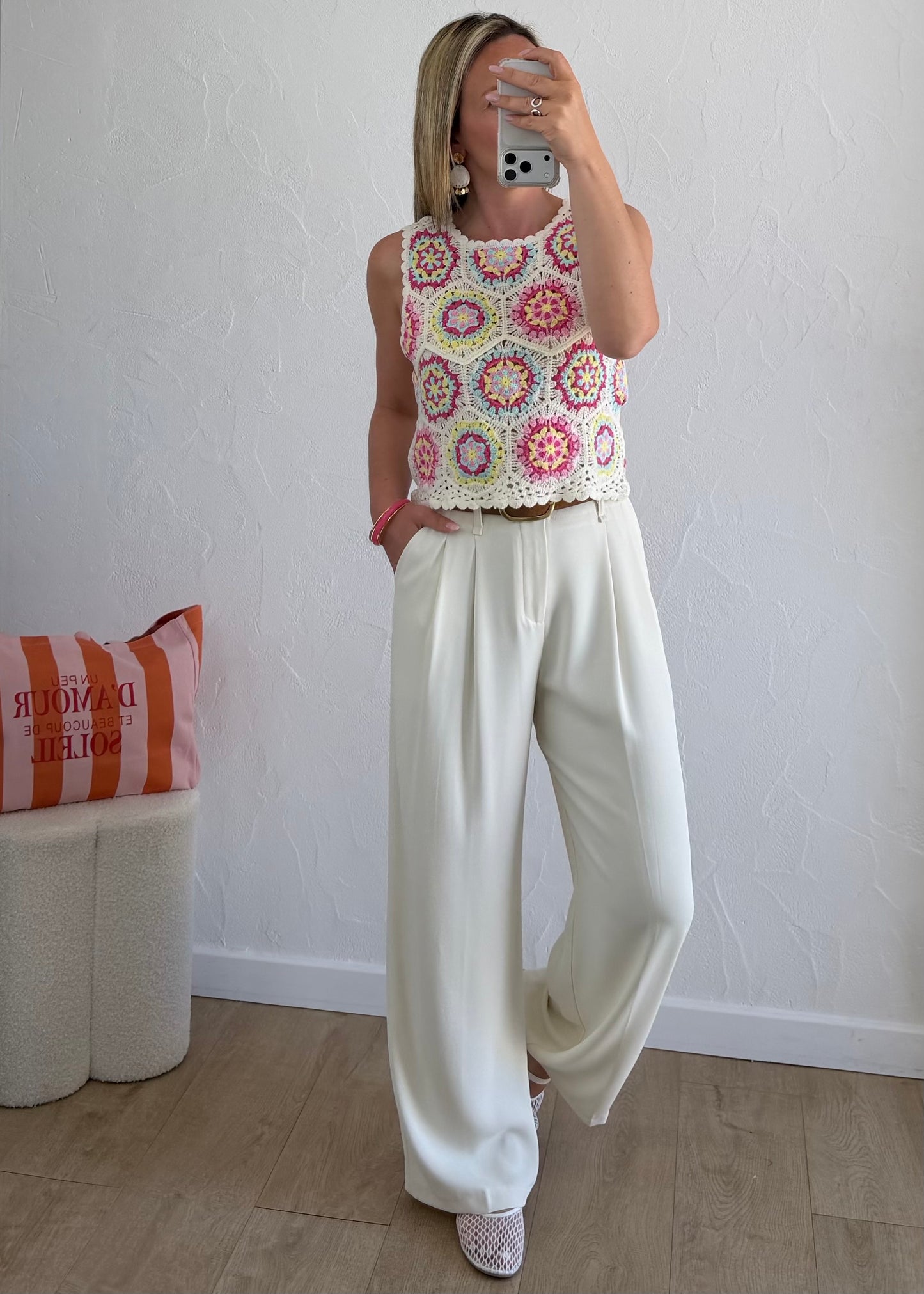 Pantalon JADE Ecru