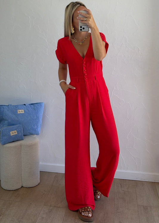 Combi-Pantalon YSALINE Corail