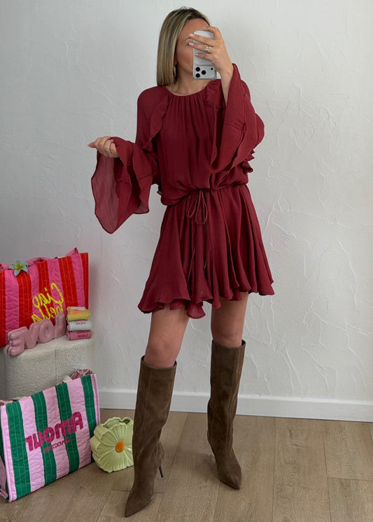 Robe ILYANA Bordeaux