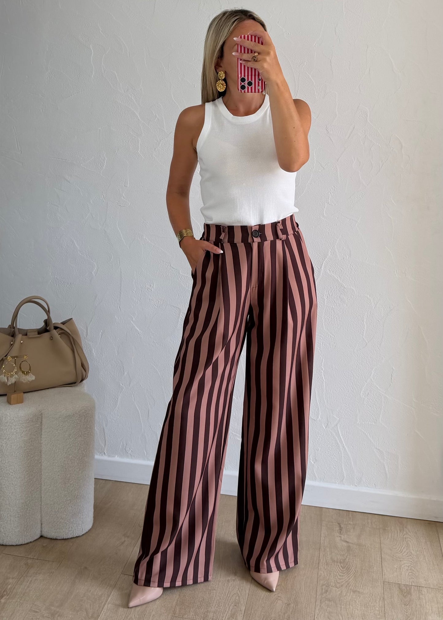 Pantalon ORIANE Camel