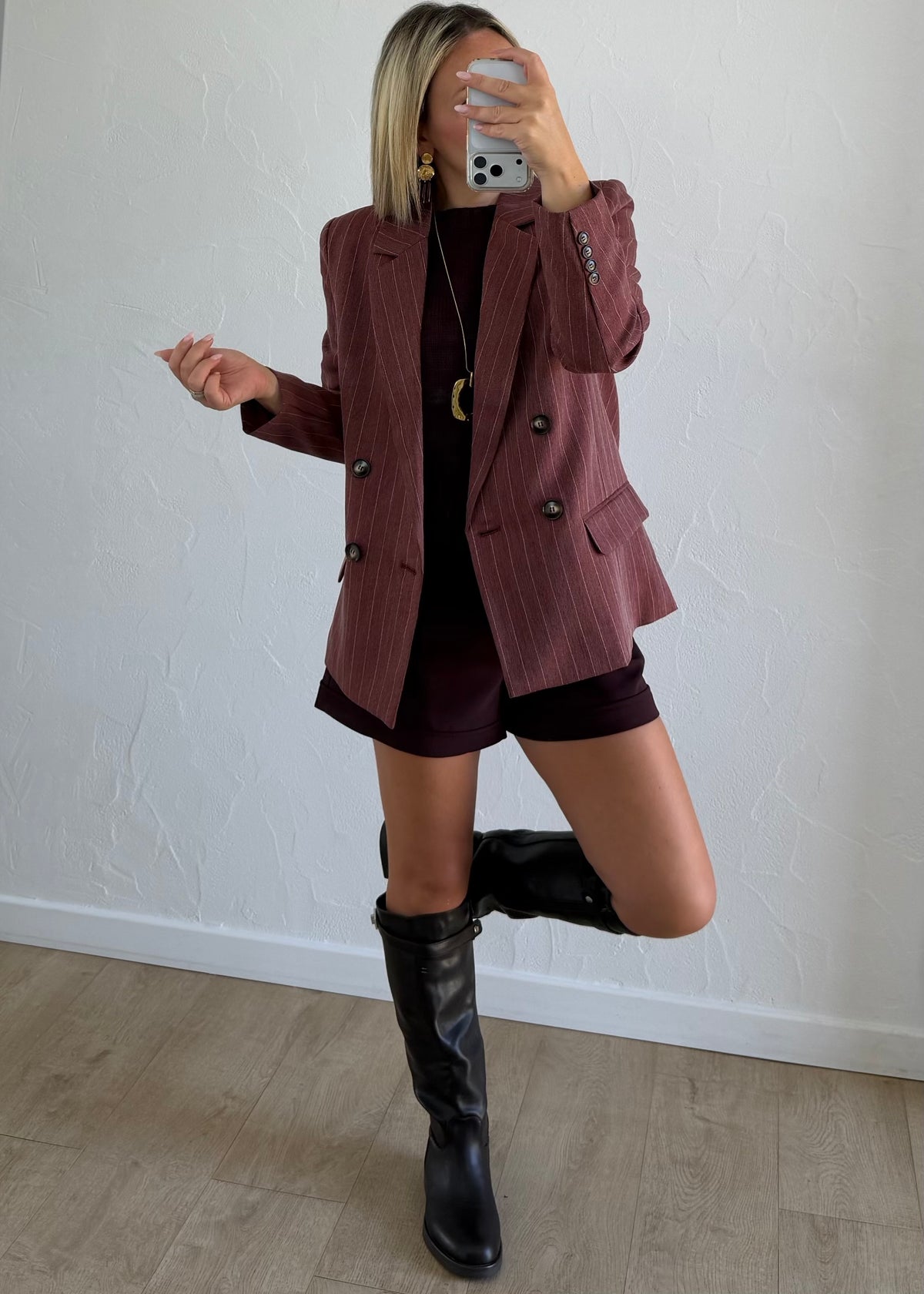 Blazer Rosario bordeaux