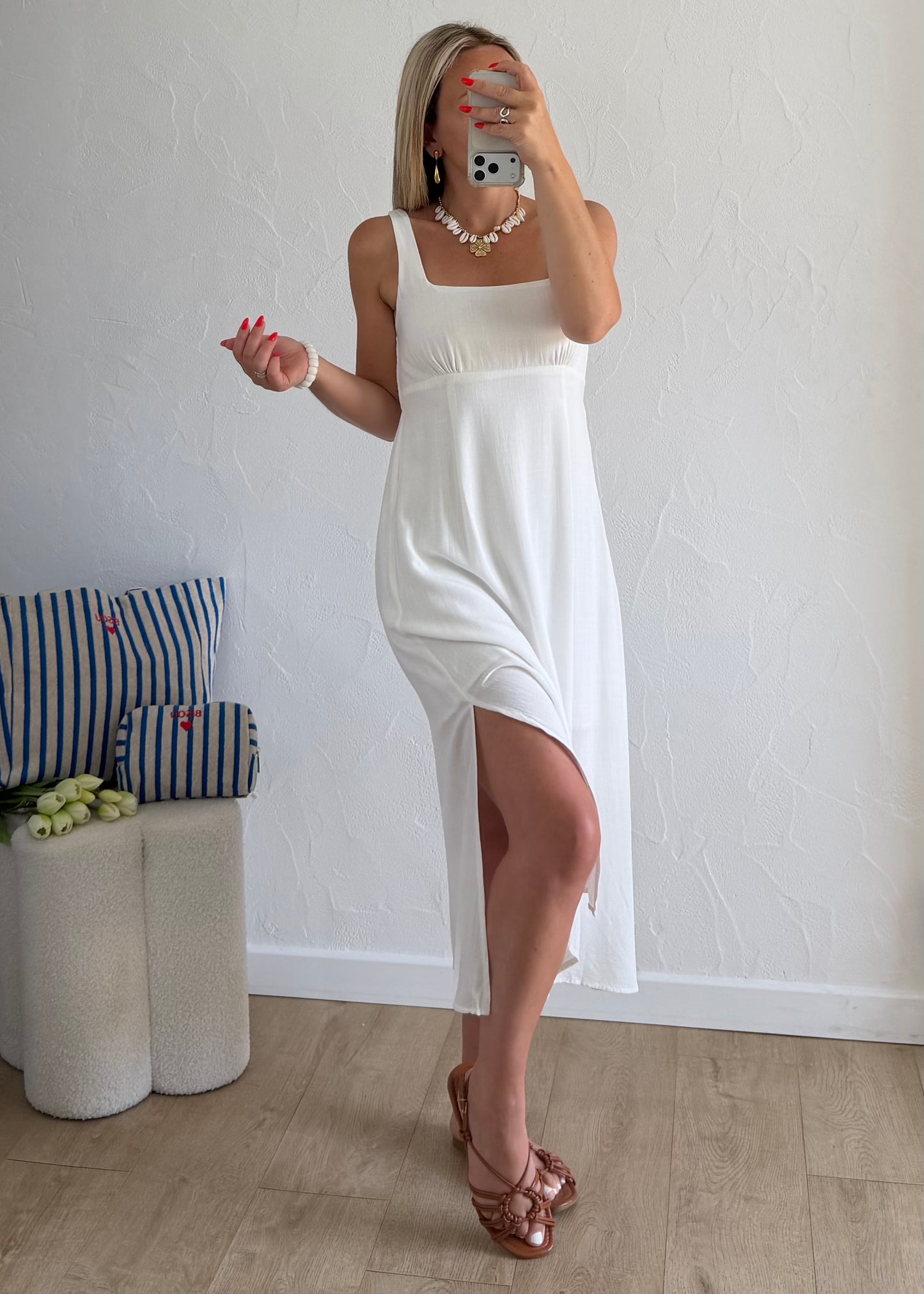 Robe CINDY Blanche