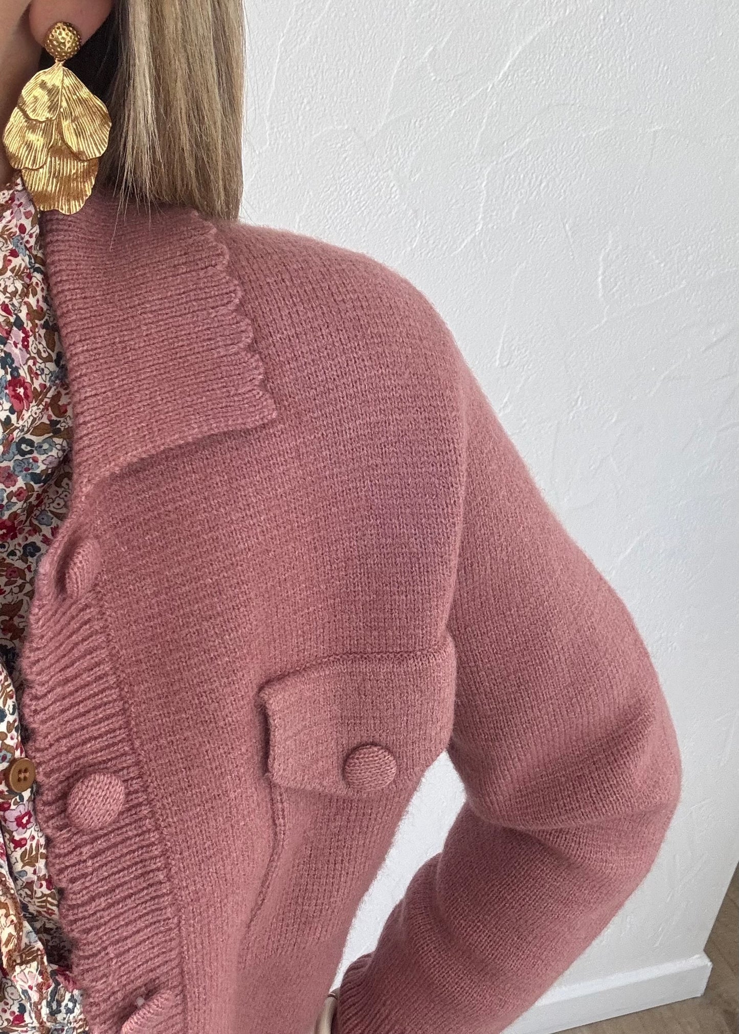 Gilet LEONA Rose