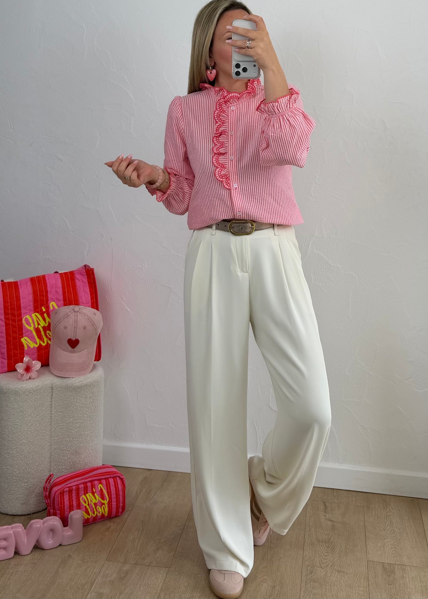 Chemisier ALISON Corail