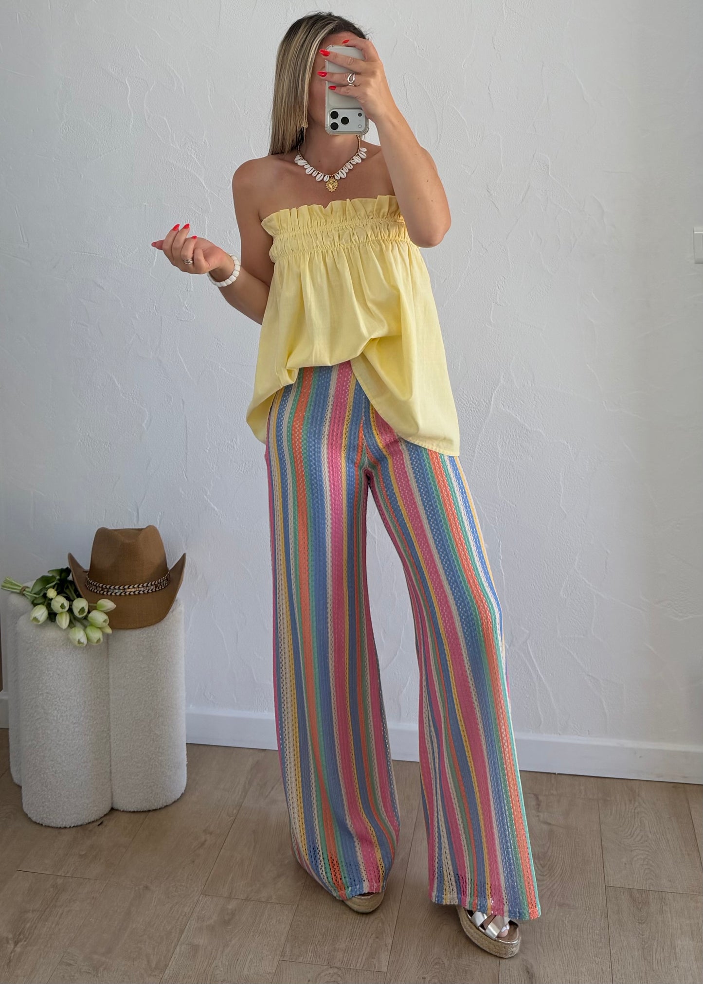 Pantalon AMANDINE Bleu