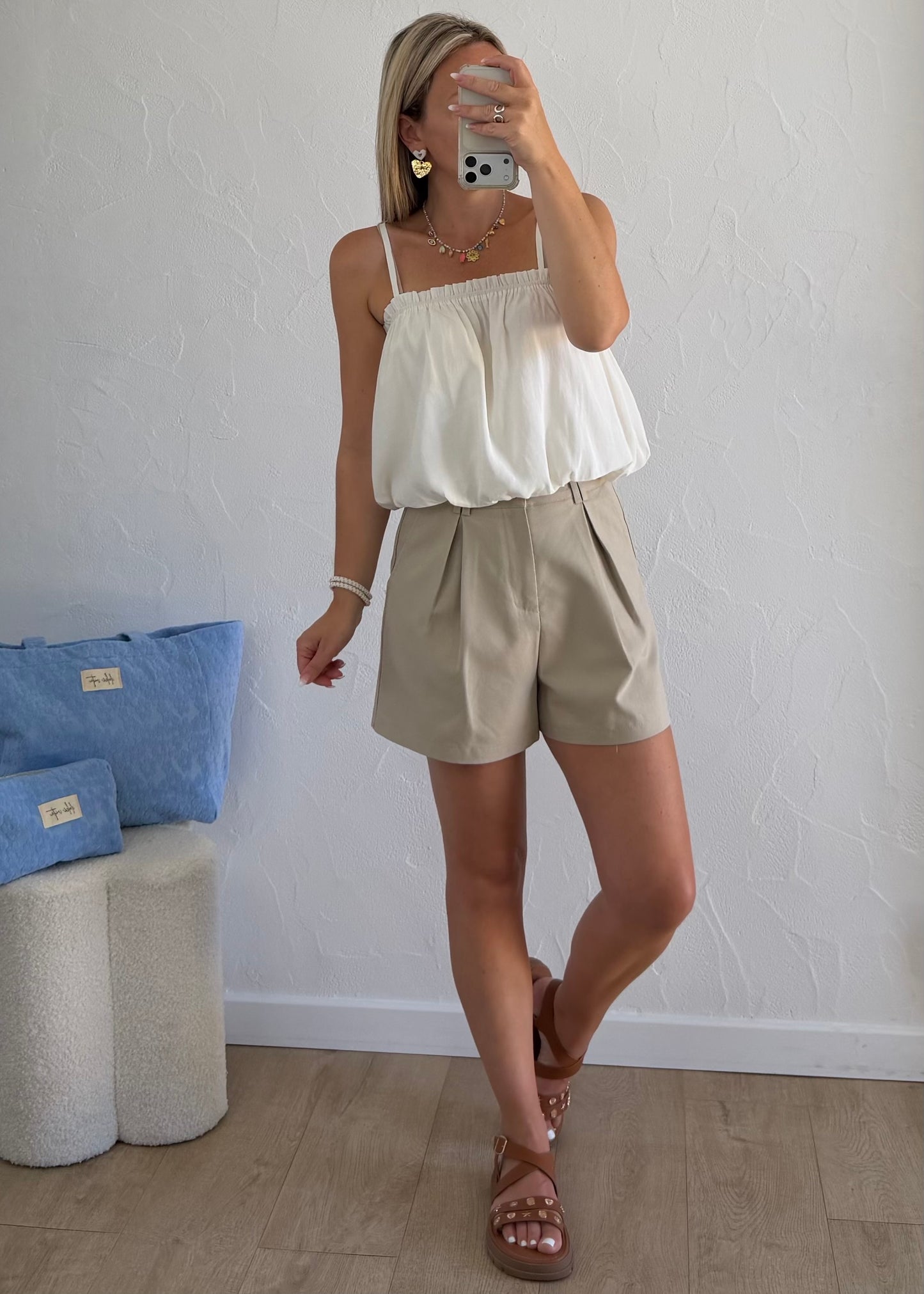 Top NOEMIE Ecru