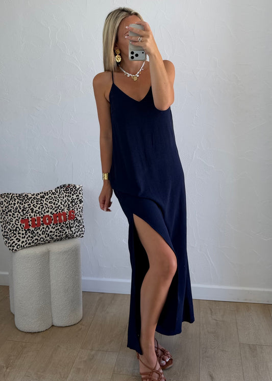 Robe TINA Bleu marine