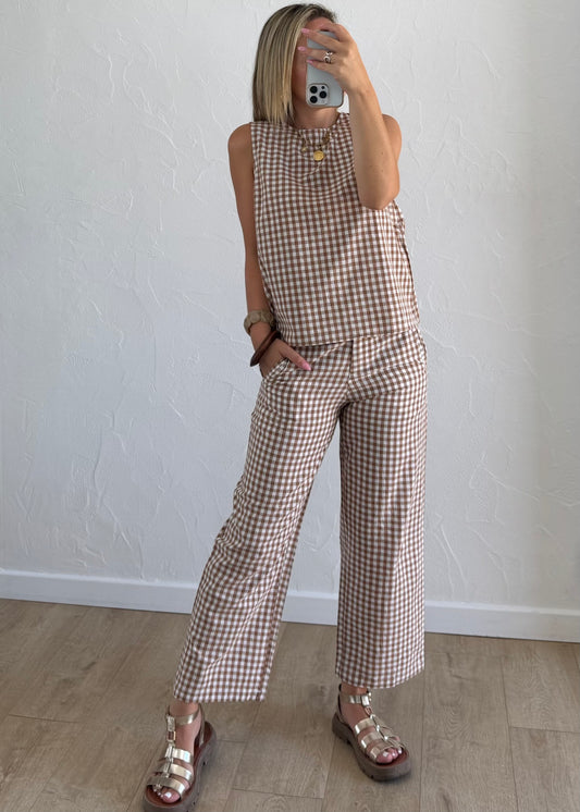 Pantalon EVENE Vichy