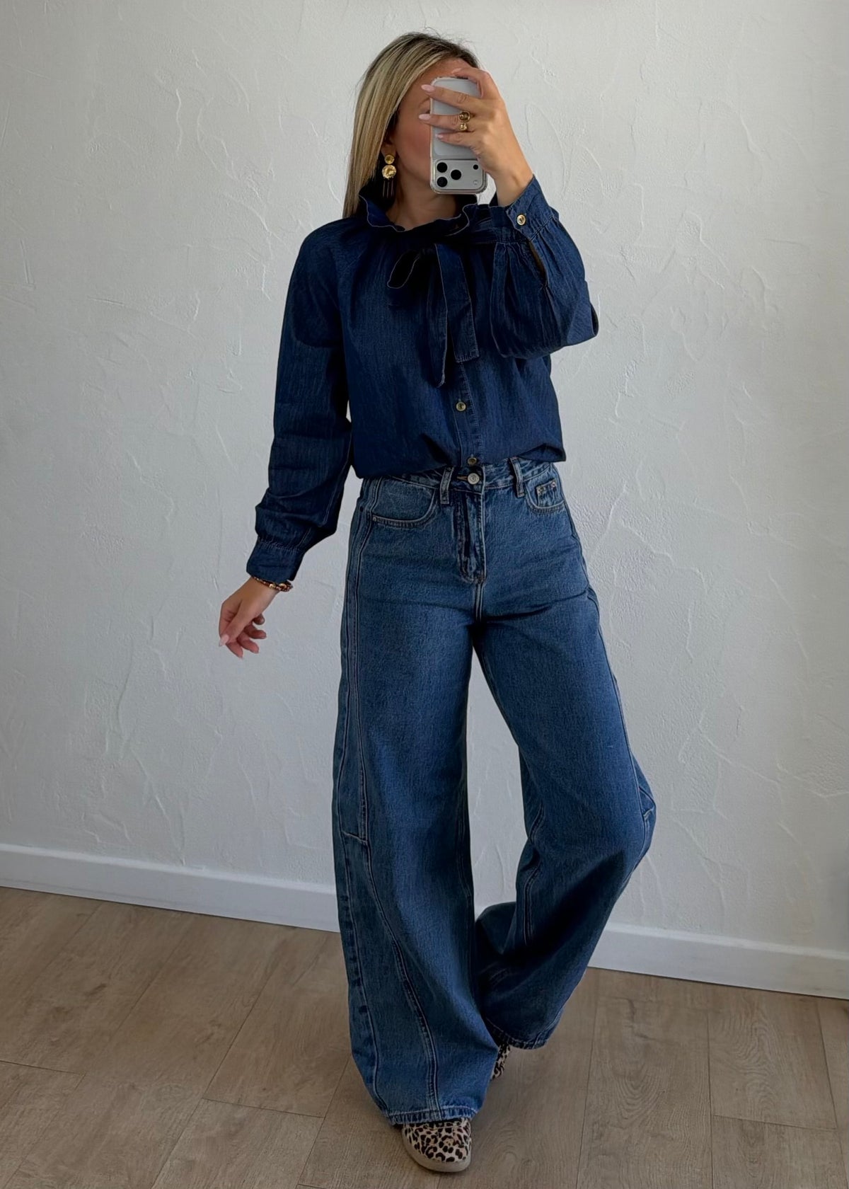 Blouse Alizée bleu