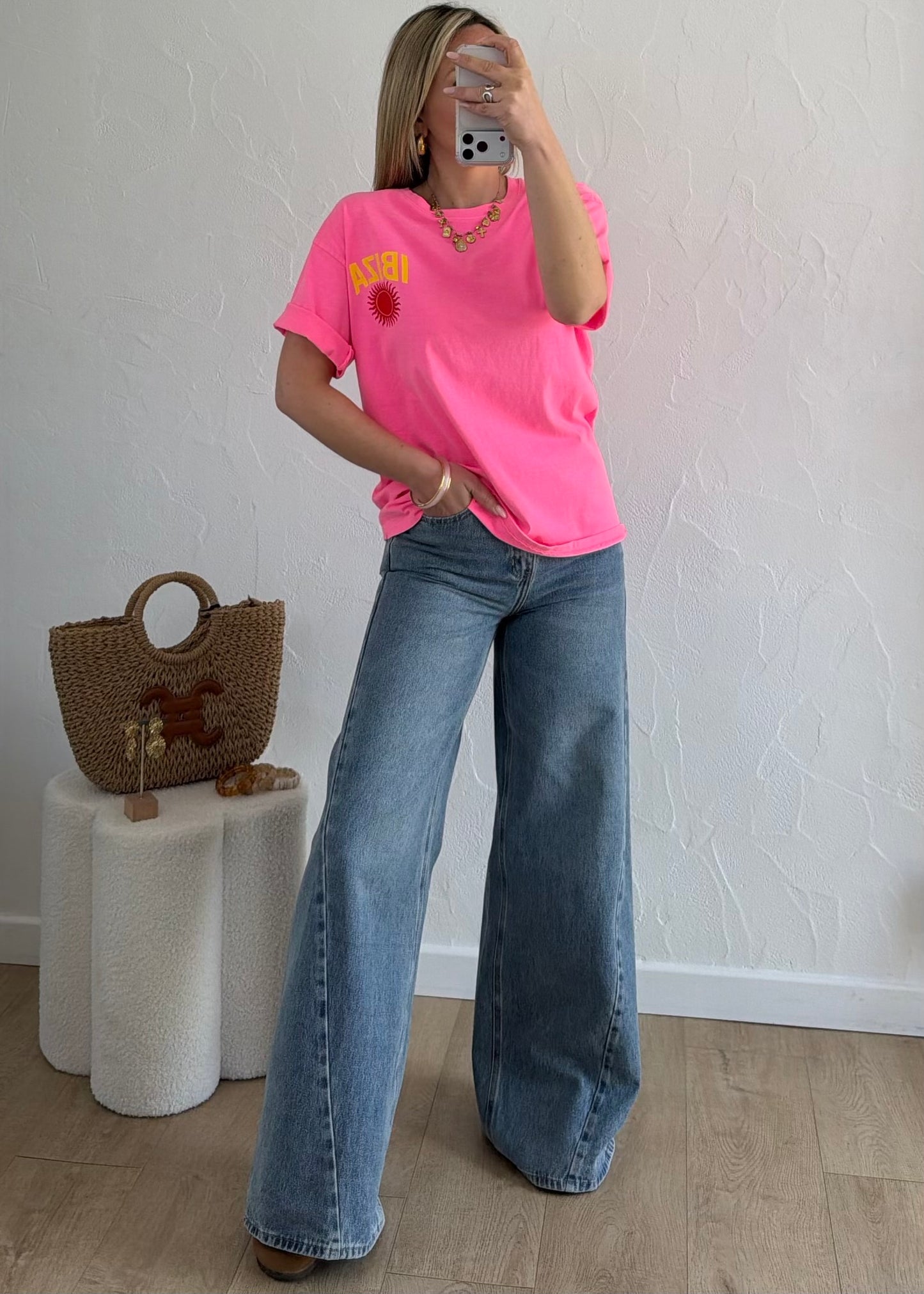 T-shirt IBIZA rose ☀️