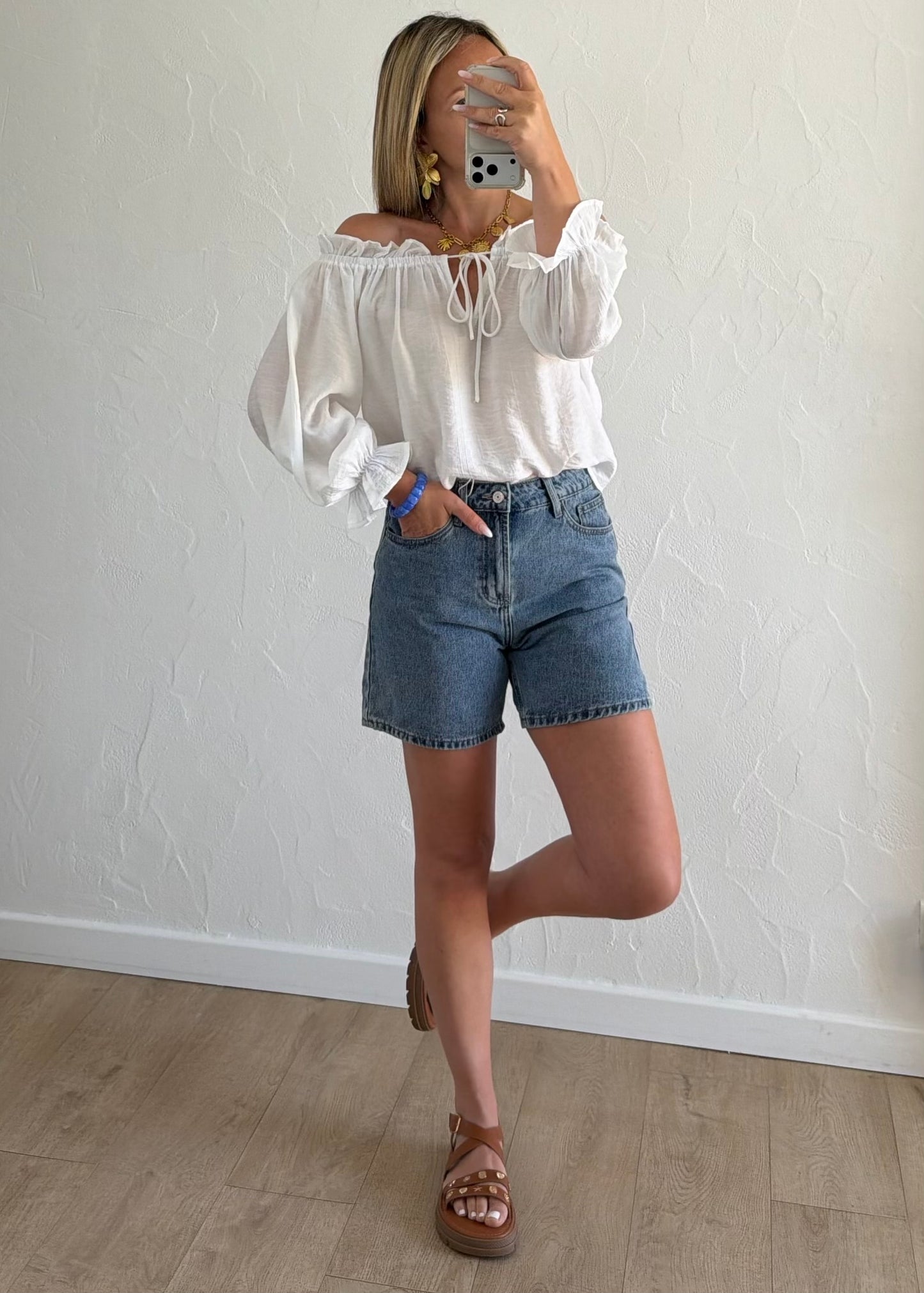 Blouse YLIANA Ecru