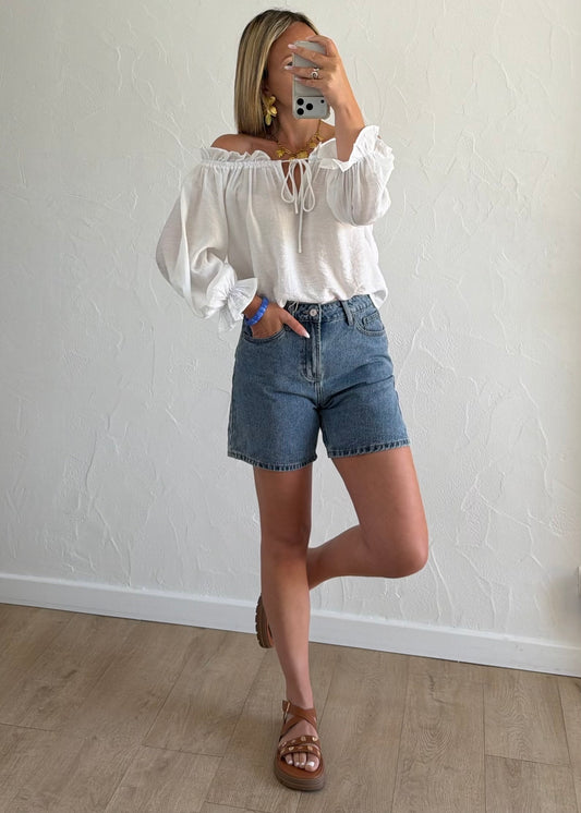 Blouse YLIANA Ecru