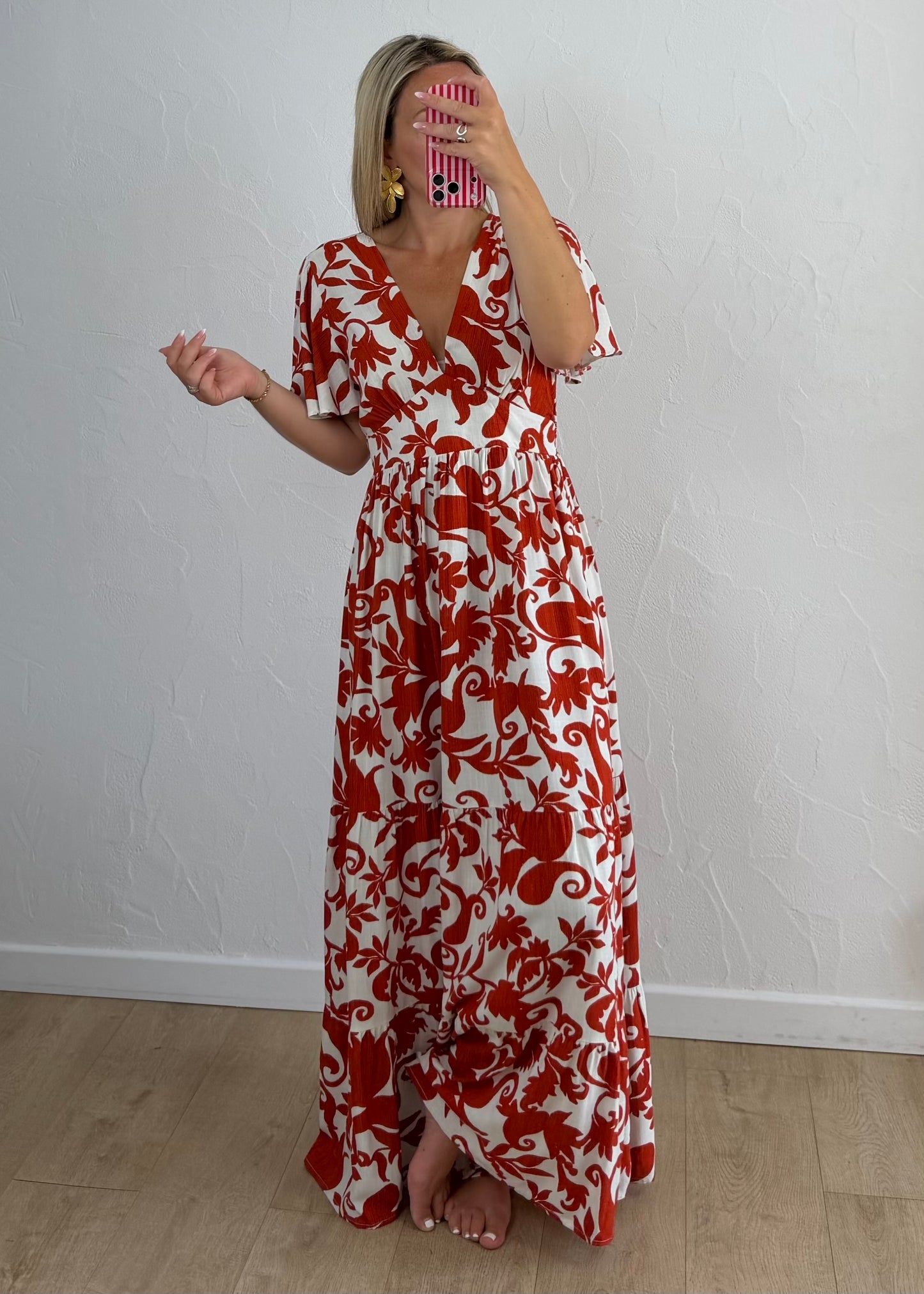 Robe JUNE Rouille
