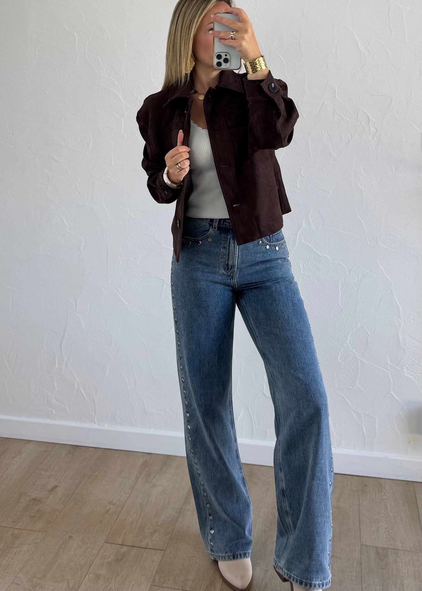 Veste TINA Marron