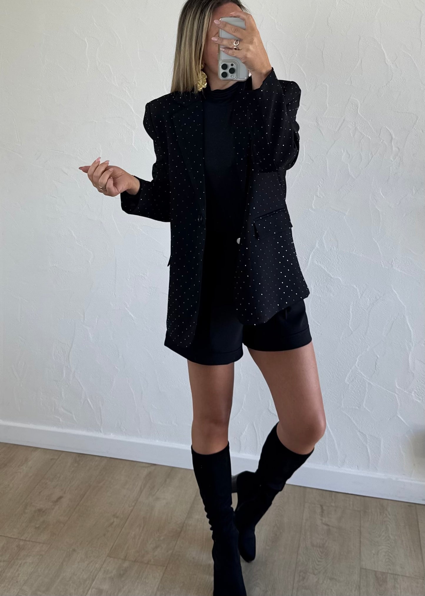 Veste Blazer SOLEANE Argenté