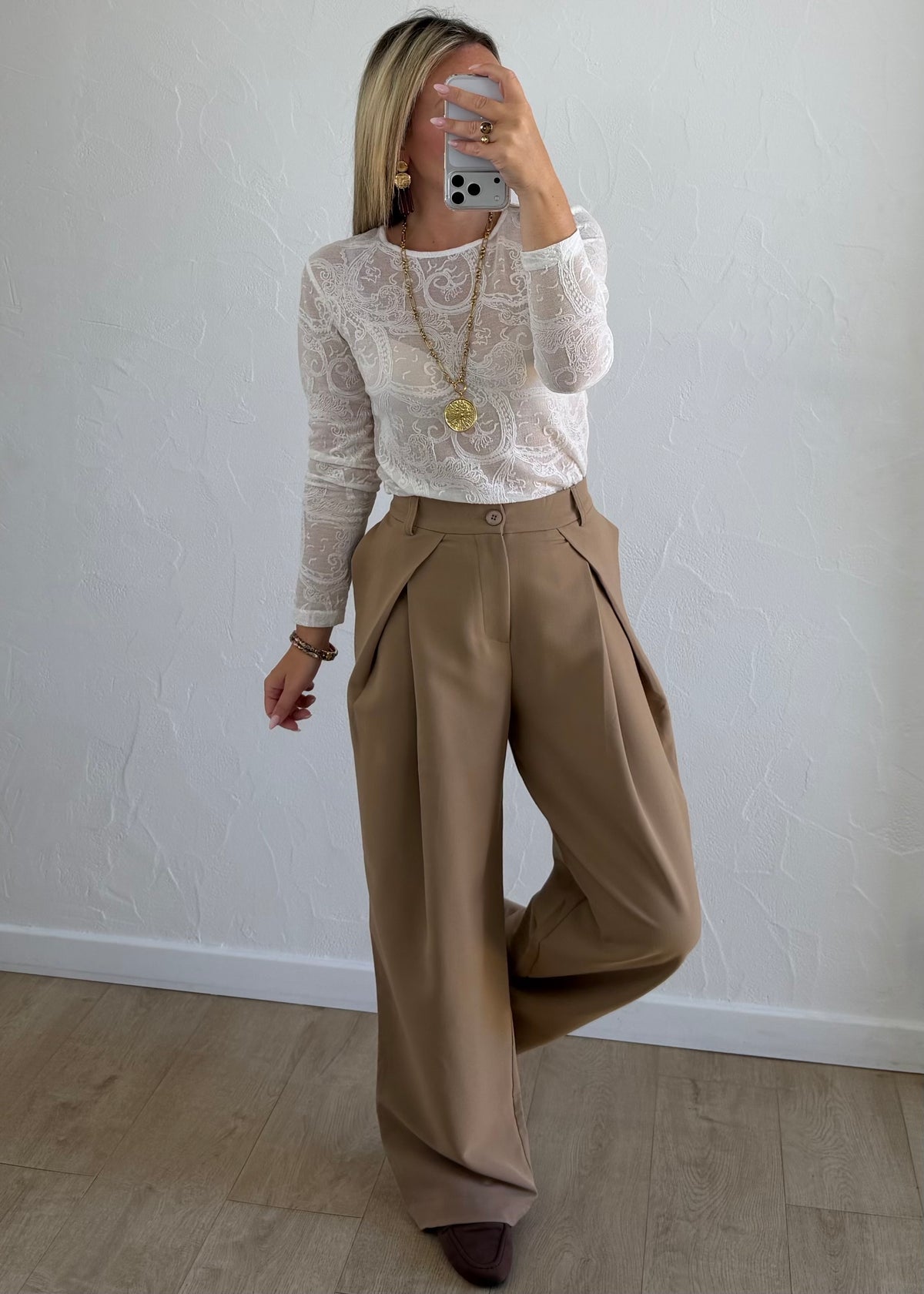 Pantalon Jason camel