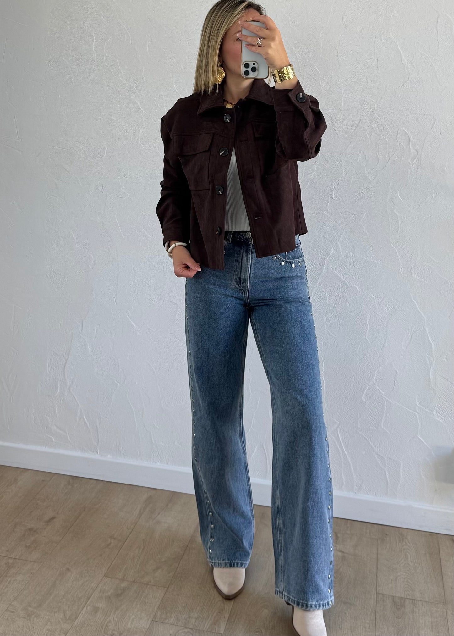 Veste TINA Marron