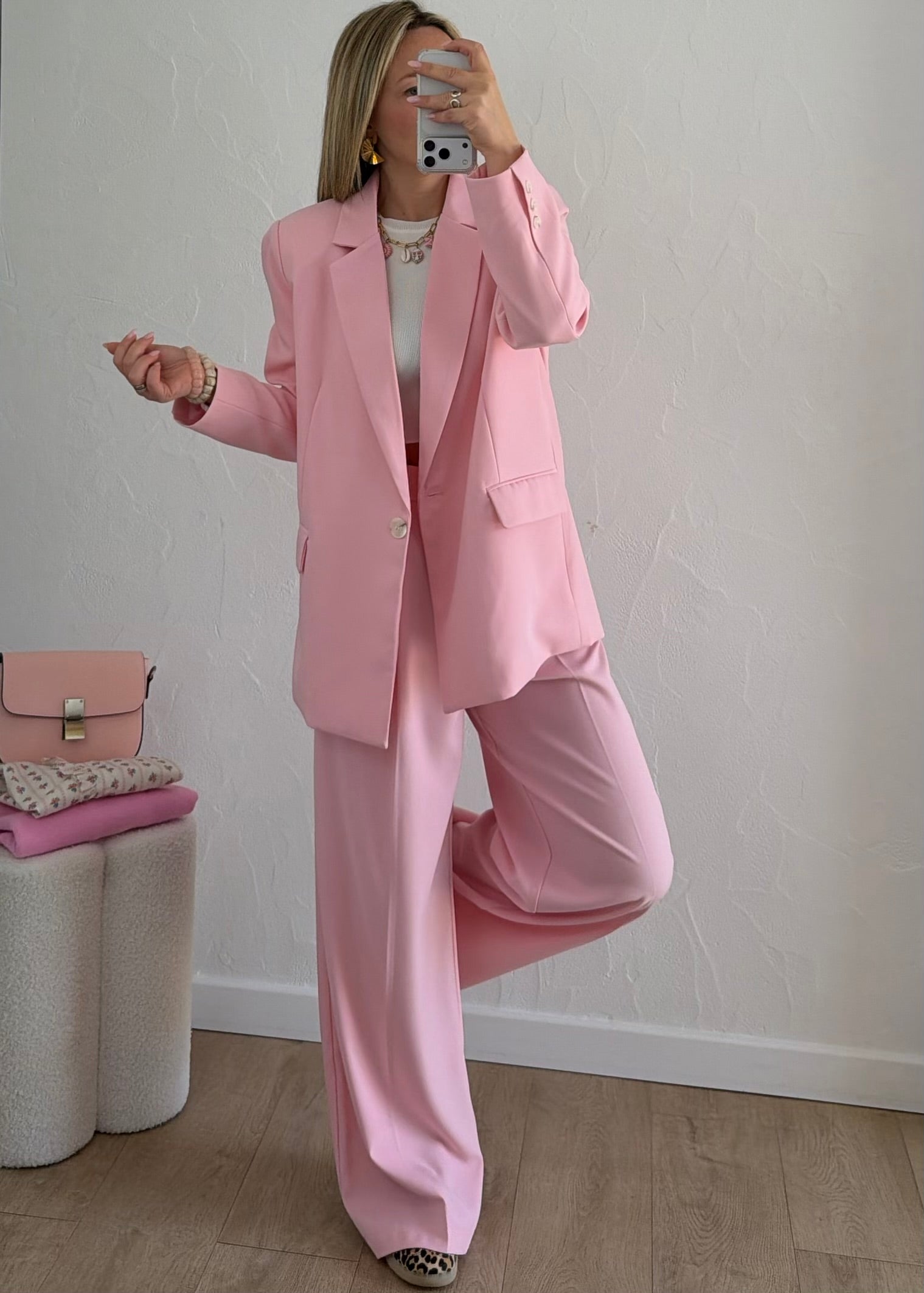 Blazer CORALIE Rose