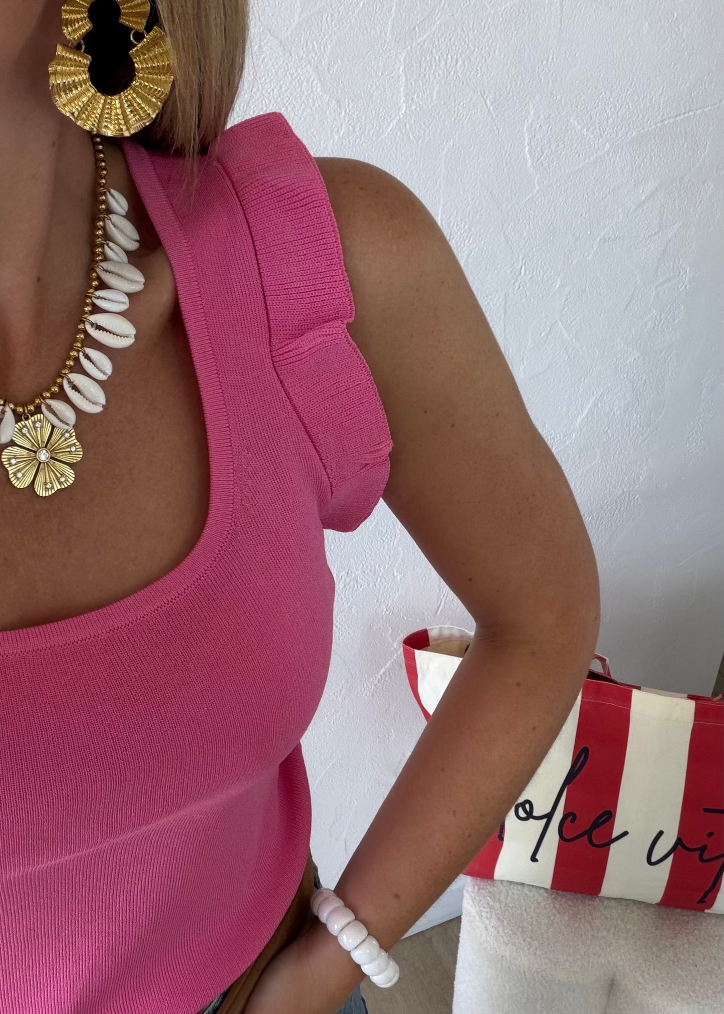 Top YASMINE Fuschia
