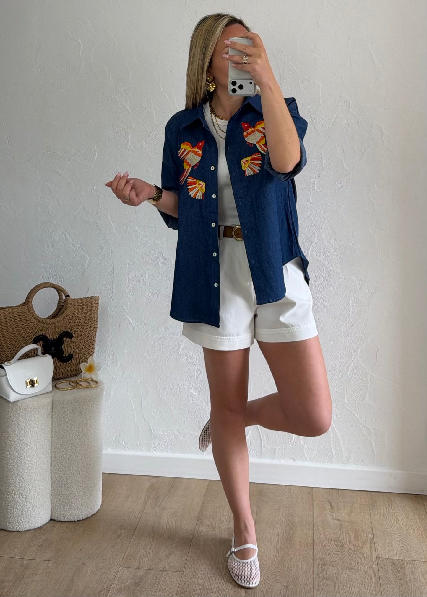 Chemise AUROLINE Bleu