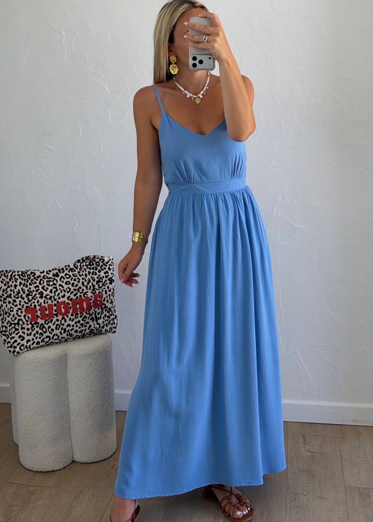 Robe FLORA Bleu