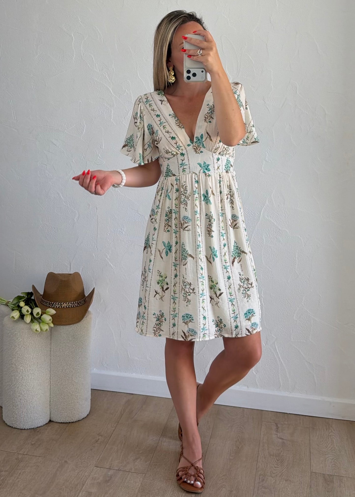 Robe DOTTIE Vert