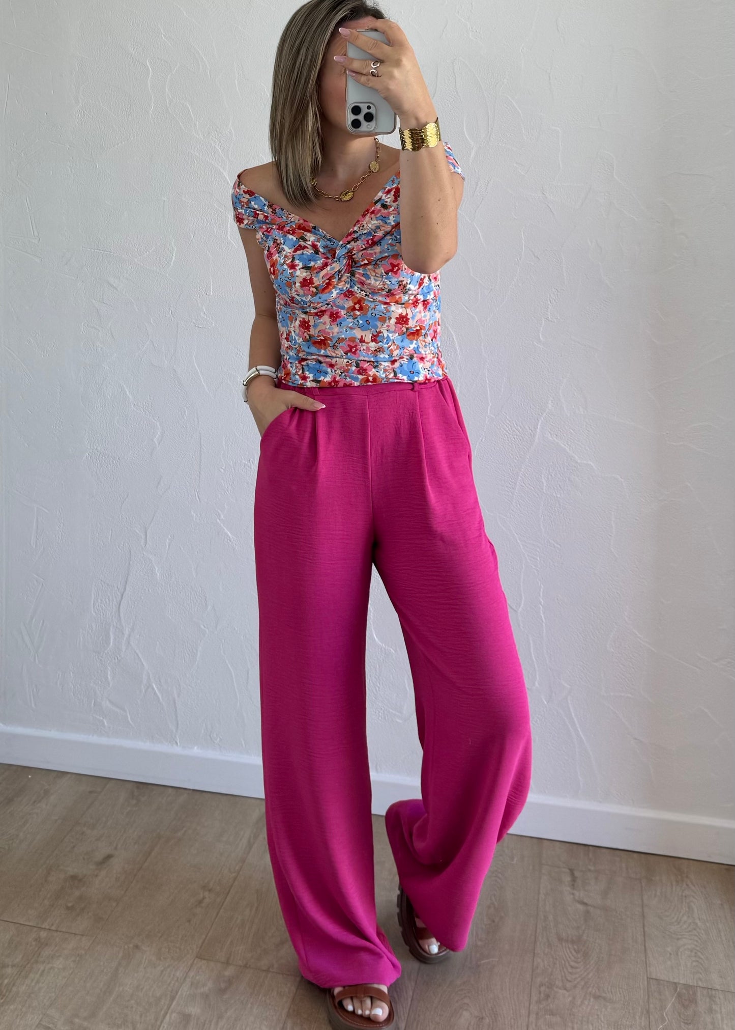 Pantalon Paula Rose