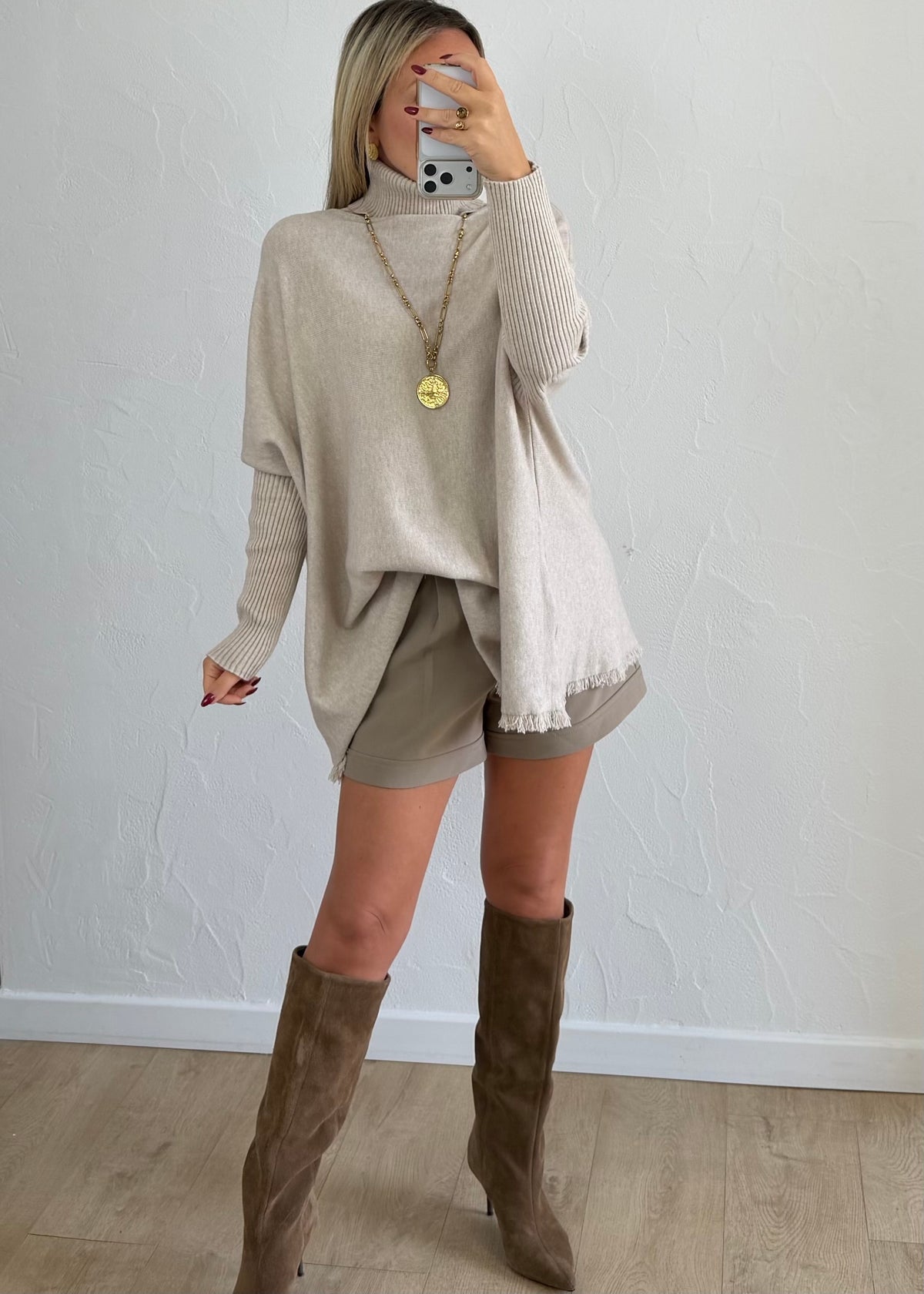 Pull Christie écru