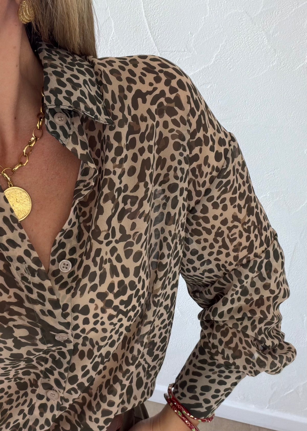 Chemise Amélie léopard