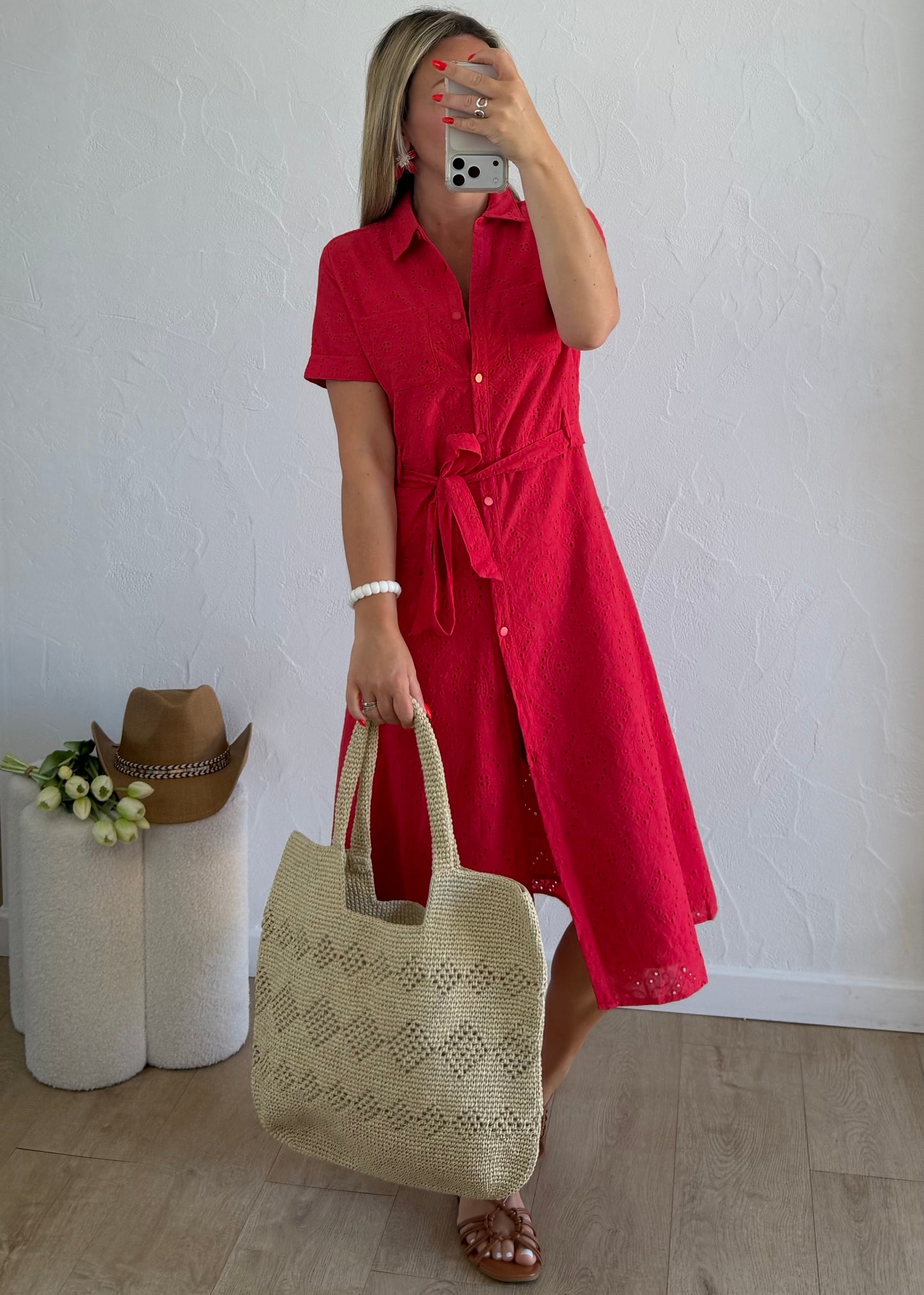 Robe ELOISE Rouge