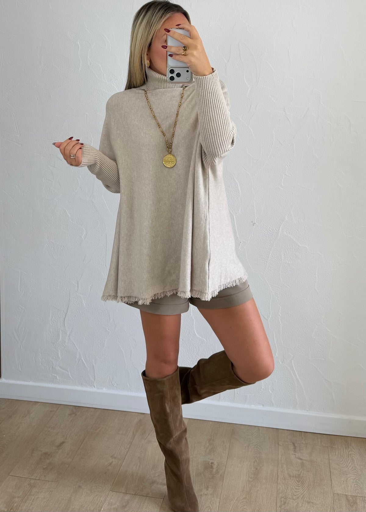 Pull Christie écru