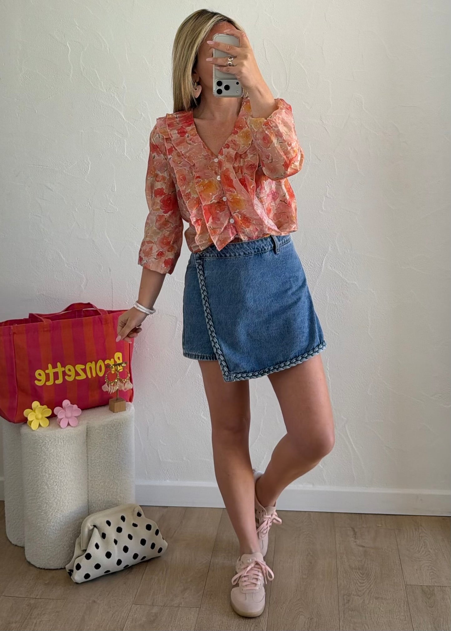 Chemisier ISABEAU Rose