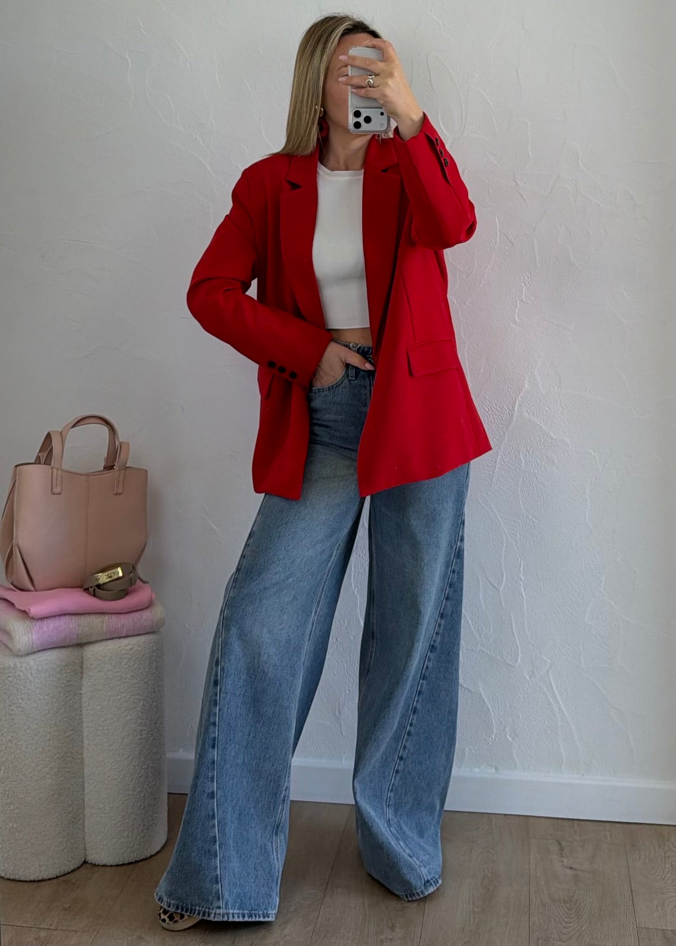 Blazer CORALIE Rouge