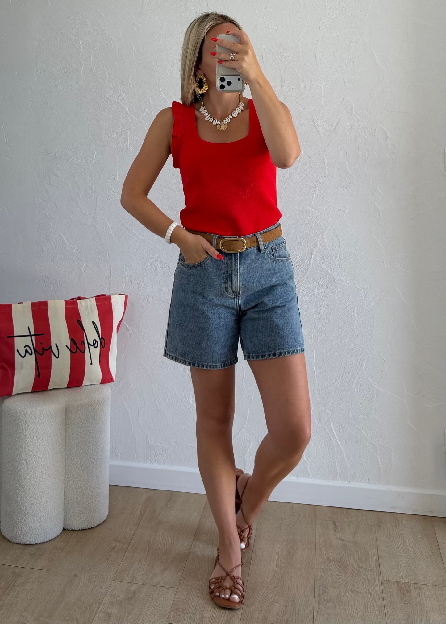 Top YASMINE Rouge