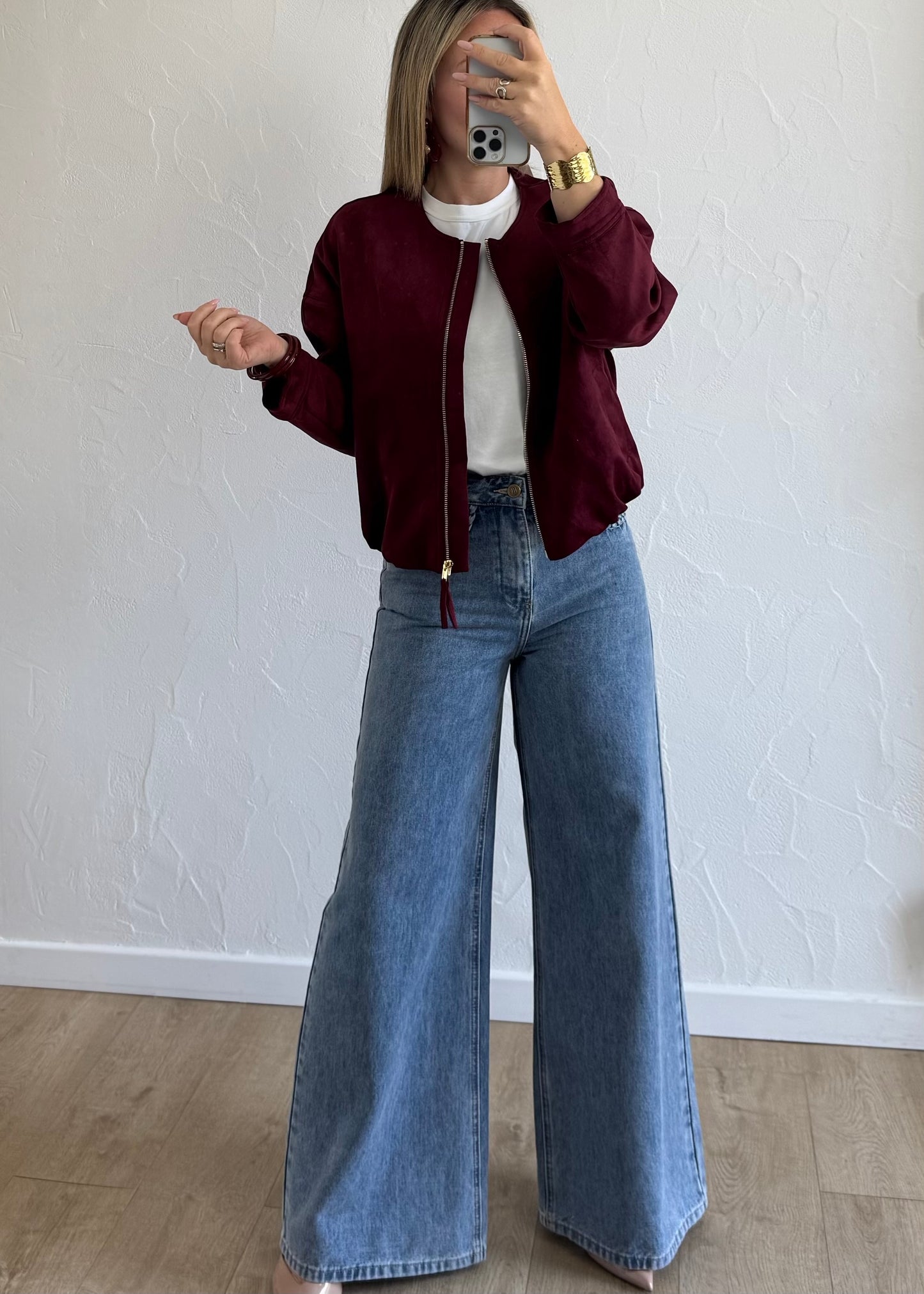 Veste BLEUET Bordeaux