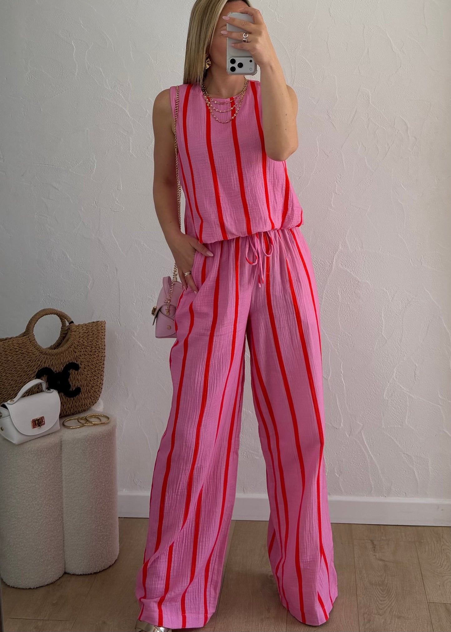Pantalon EVANIA Rose