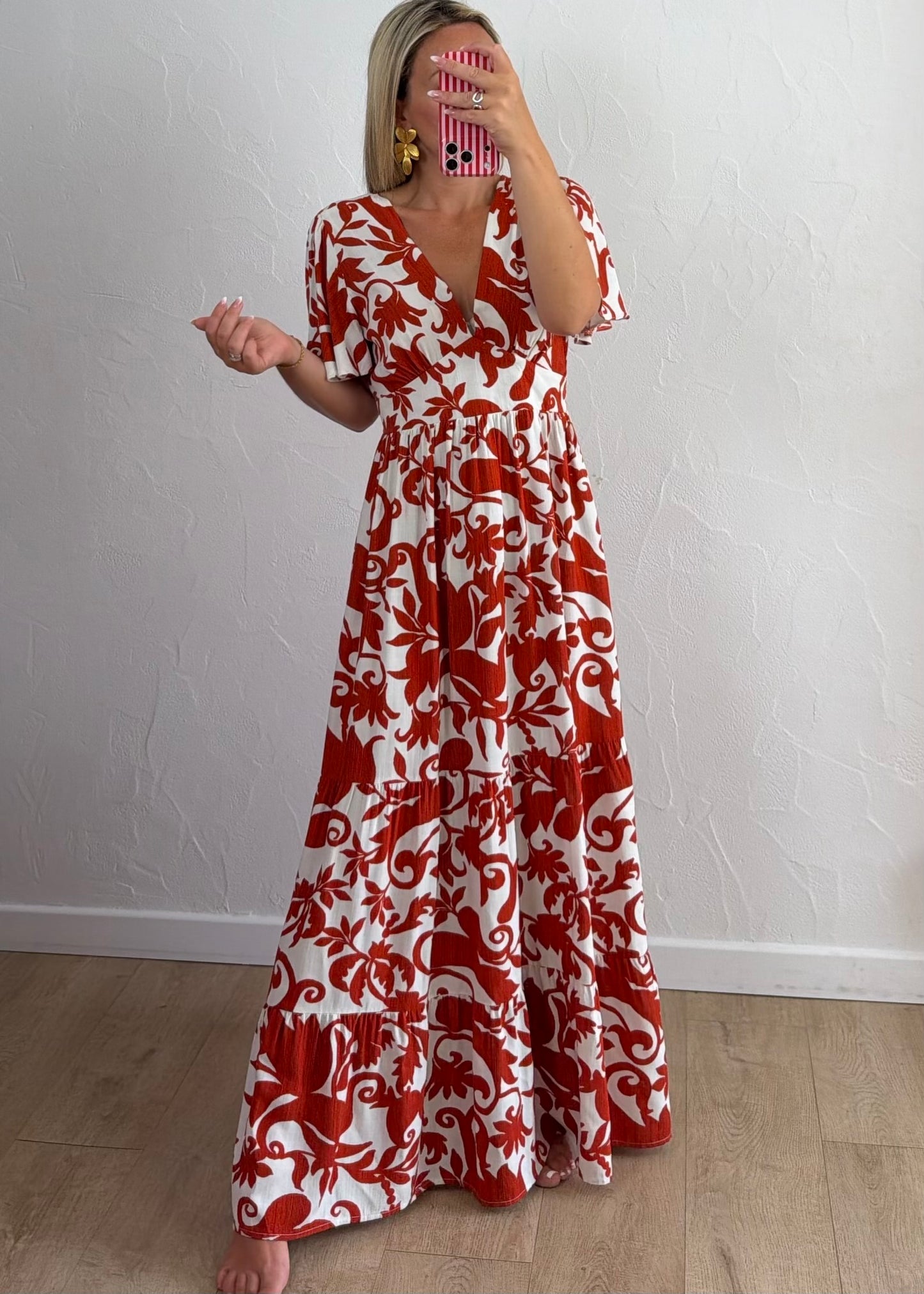 Robe JUNE Rouille