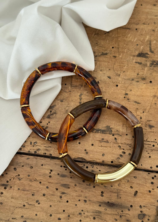 Bracelet Résine JULIETTE Leopard