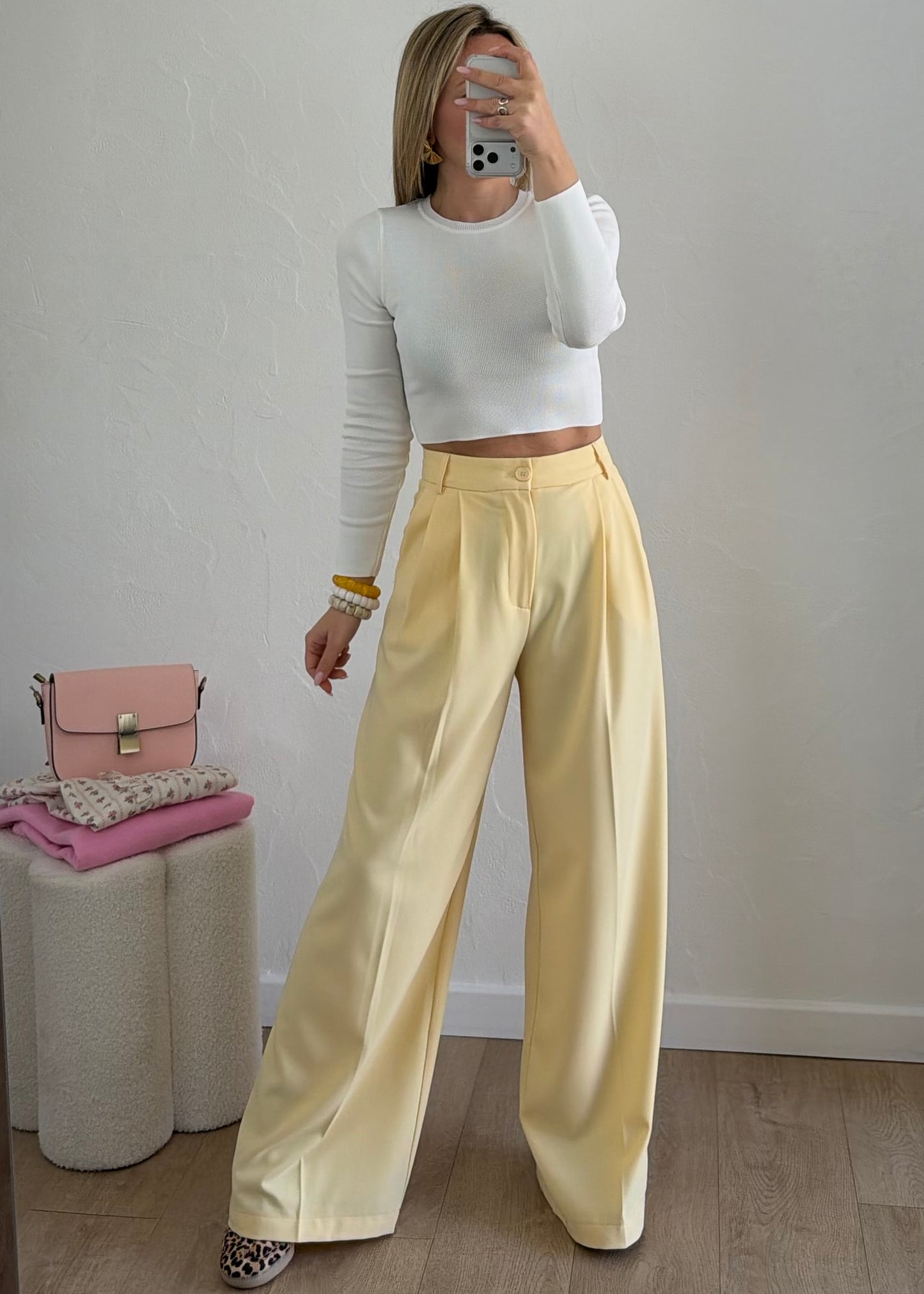 Pantalon CORALIE Jaune