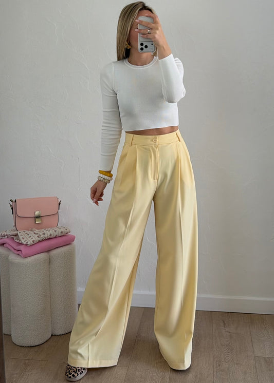 Pantalon CORALIE Jaune