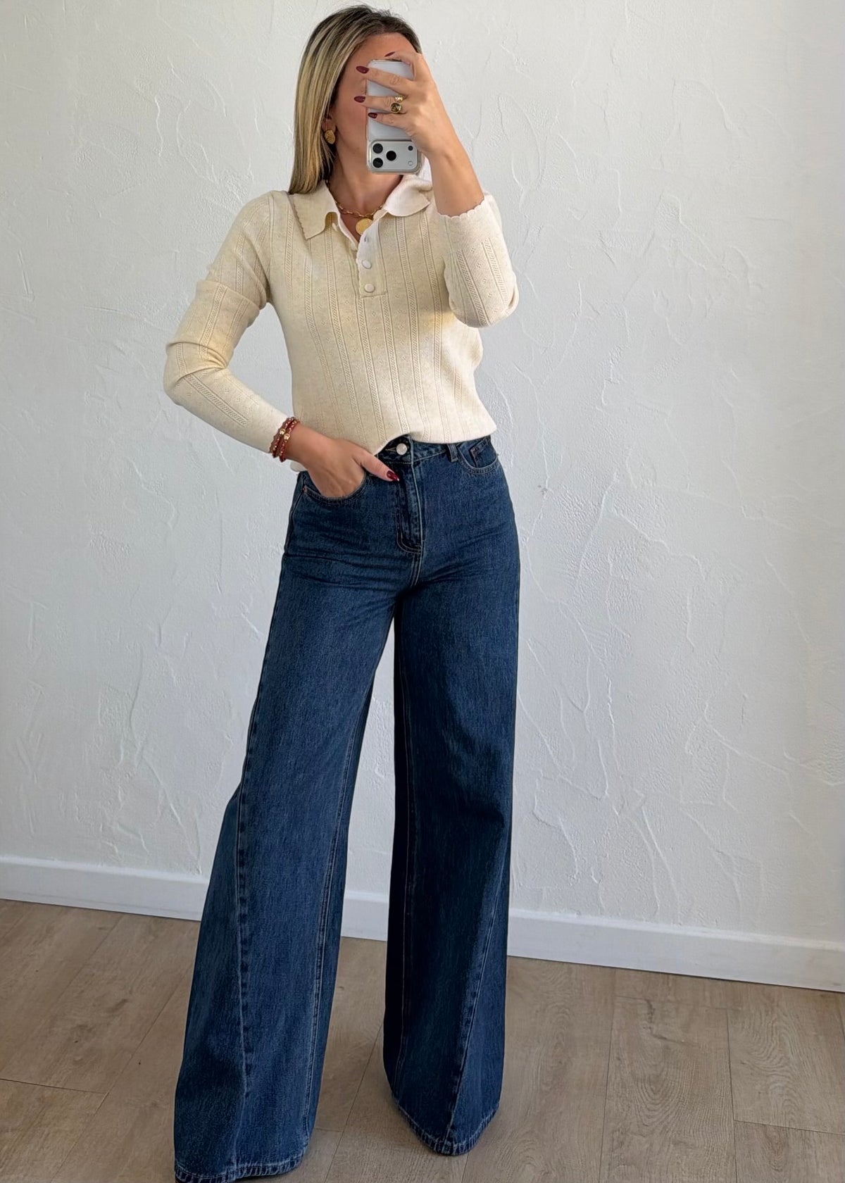 Polo Kristel écru