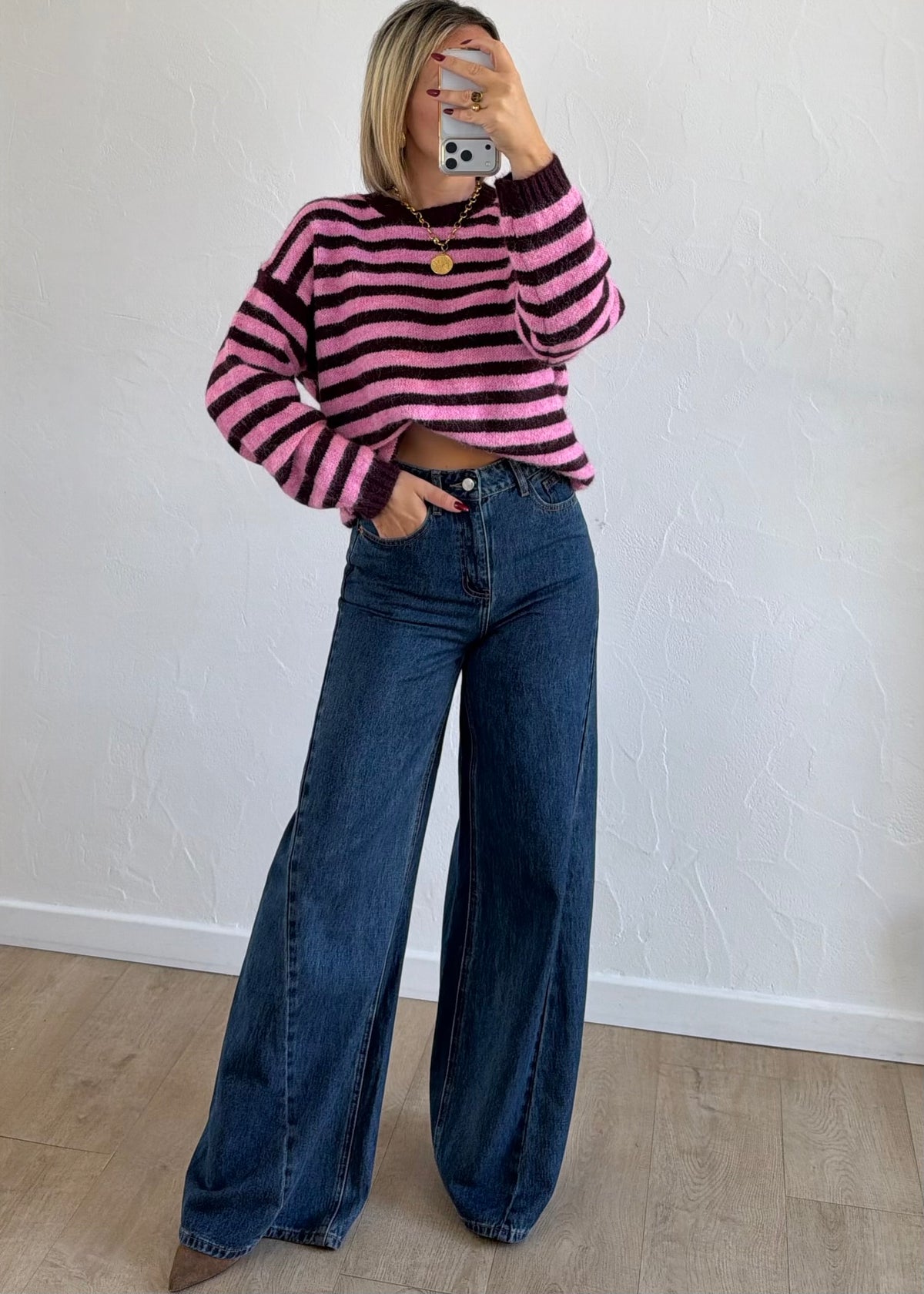 Pull Maylo rayé