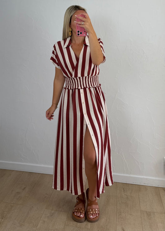 Robe ANASTASIE Bordeaux