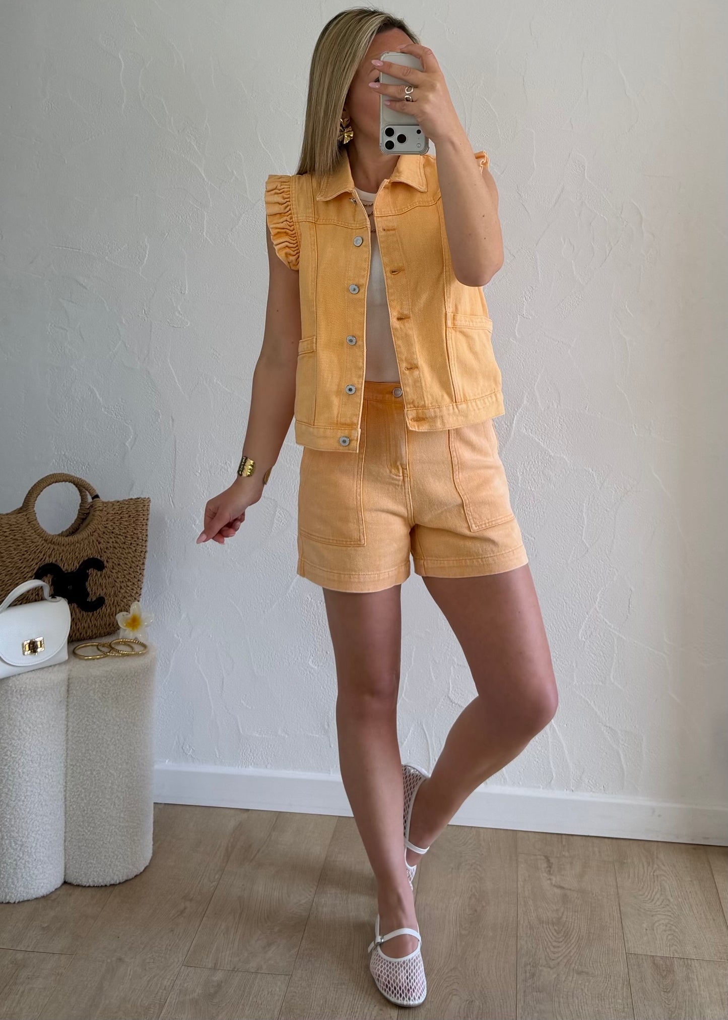 Short DAPHNE Orange