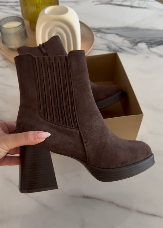 Bottines Mandy choco