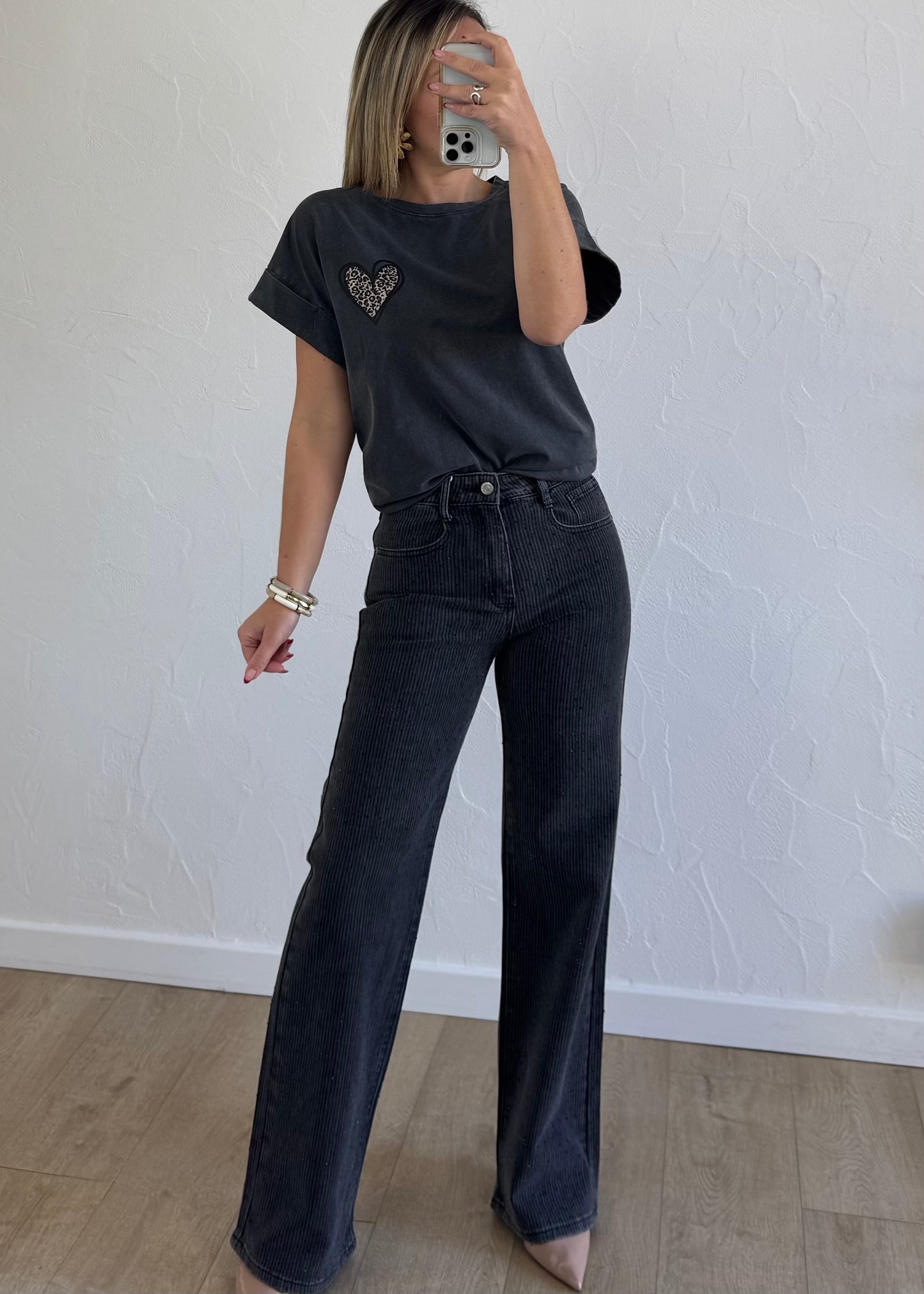 Jean MIREANNE Rayures Gris