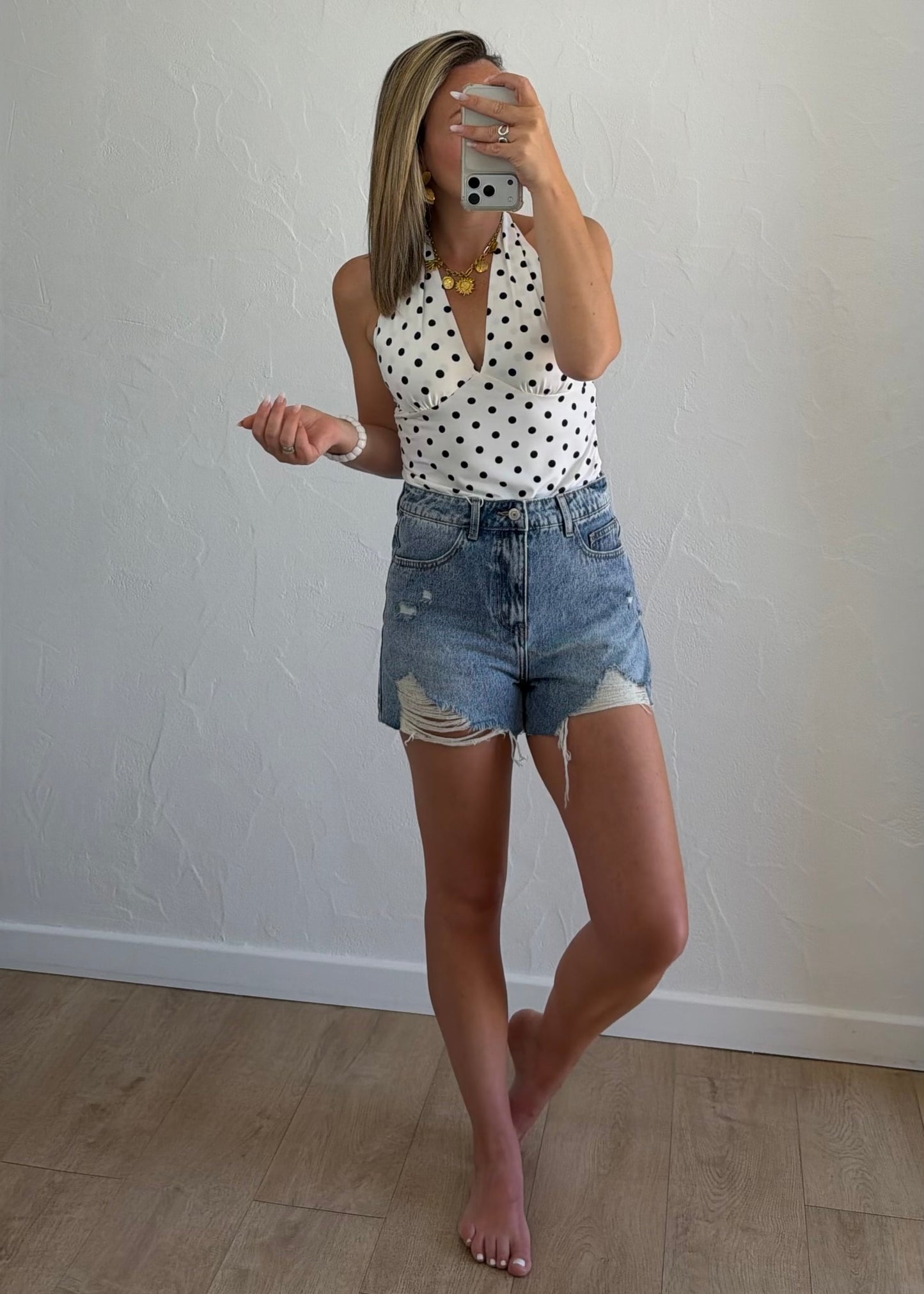 Top CECILE Blanc