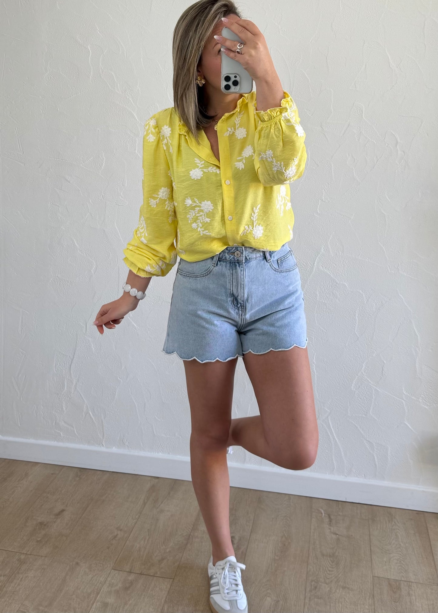 Chemisier Ambre Jaune