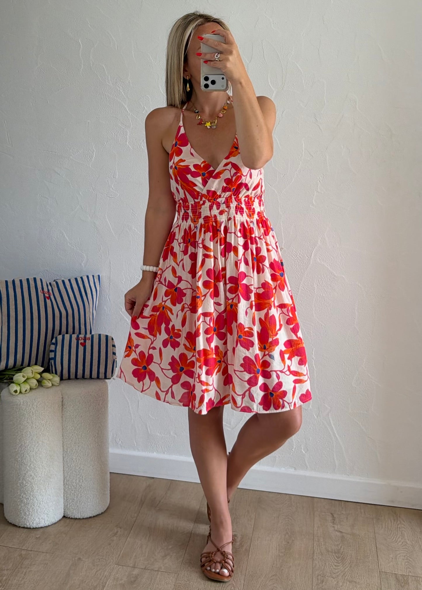 Robe JANELLE Rouge