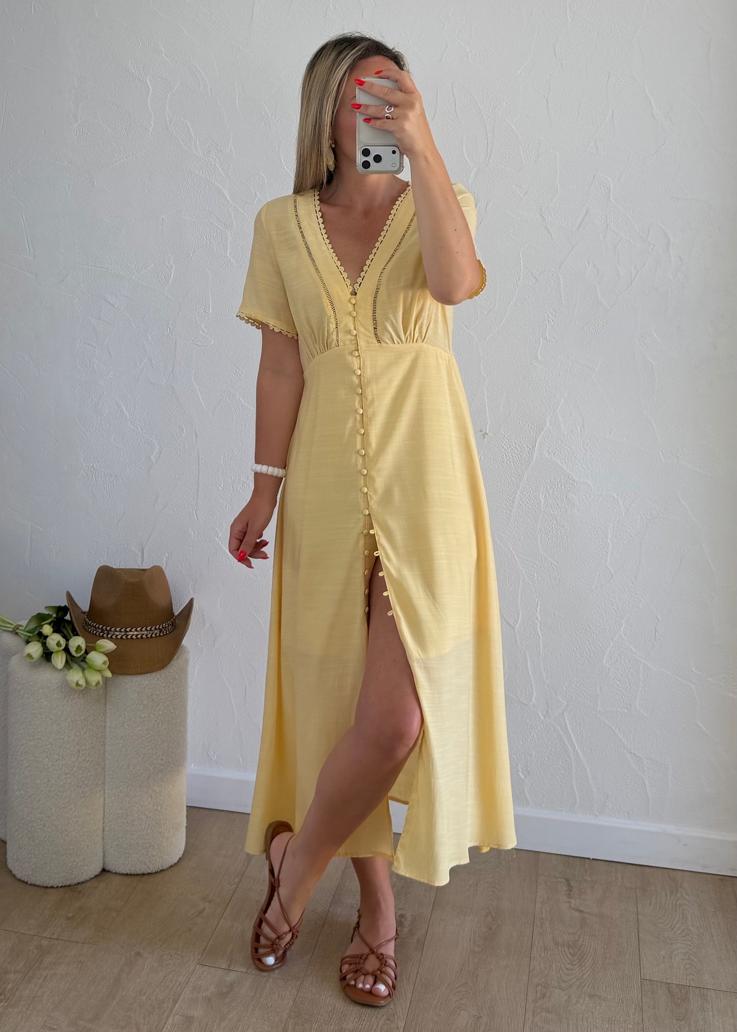 Robe IRINA Jaune